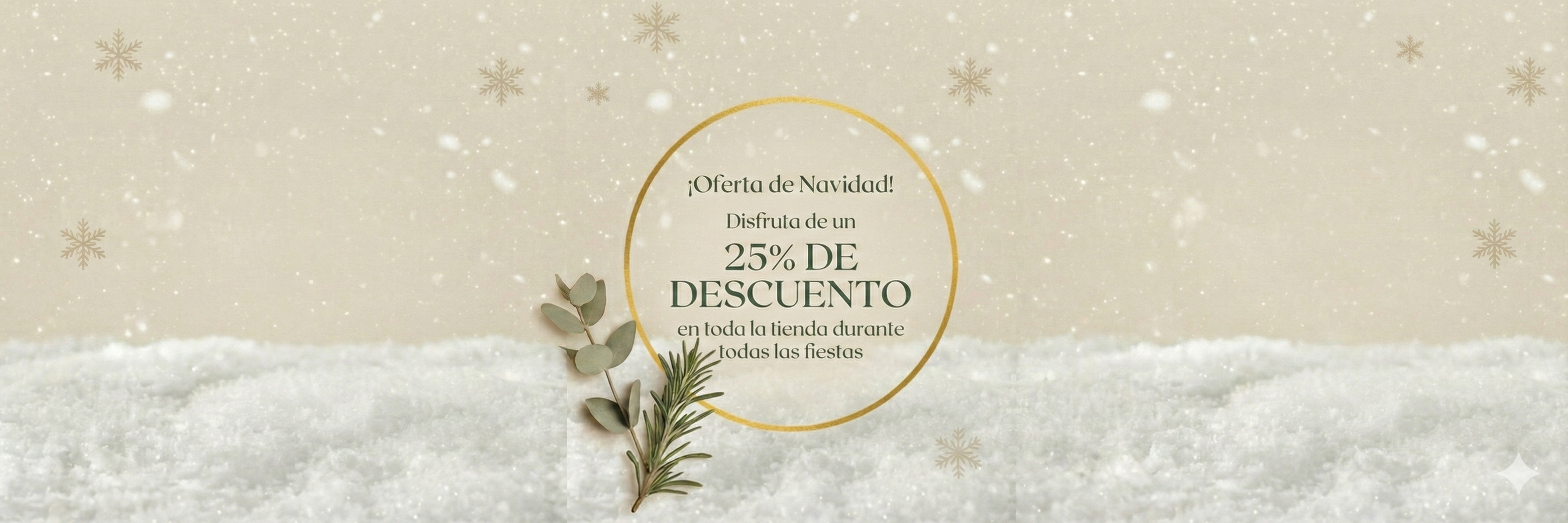 25% dto navidad